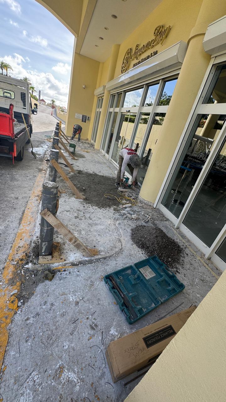 Simpson Bay Resort — exterior civil works