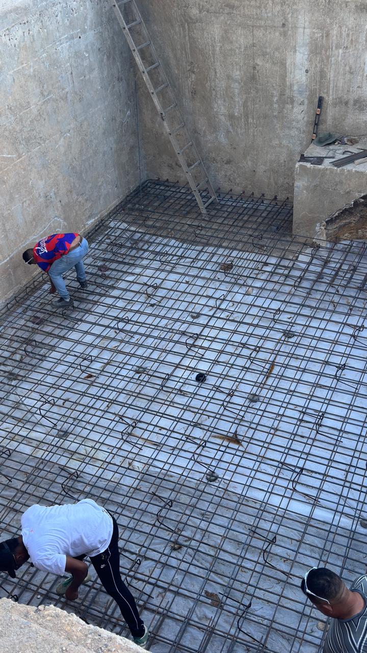 Simpson Bay Resort — reinforced concrete slab