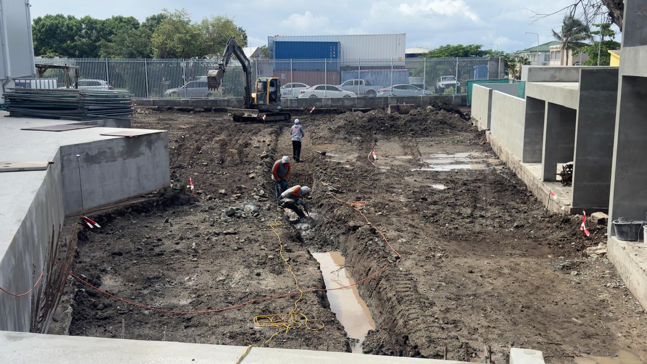 US Laundry — foundation excavation works